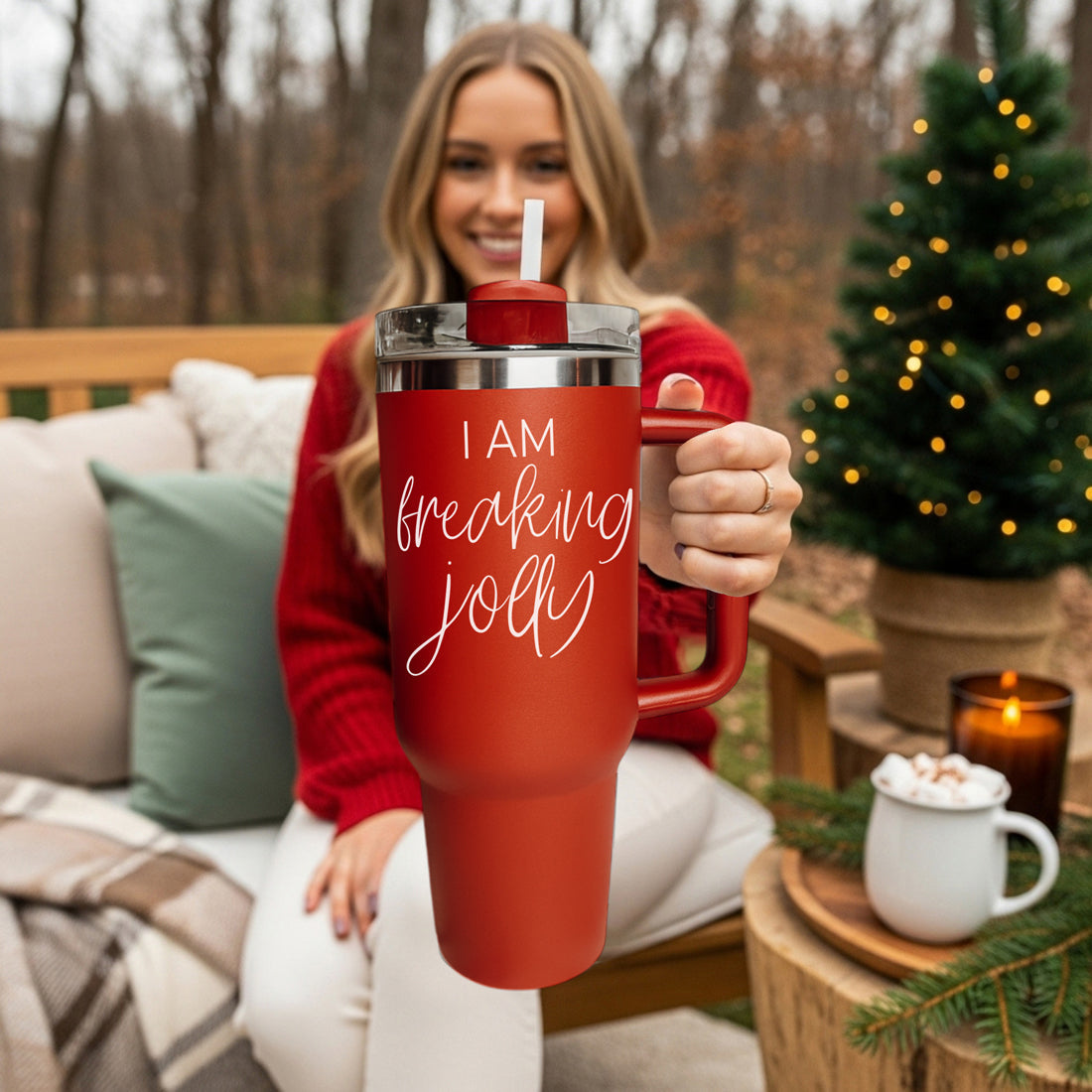Instagram worthy Christmas tumbler - I am freaking jolly 40oz
Funny things to get your mom for CHristmas
Funny Christmas gifts for mom
Funny christmas wishes for mom and dad